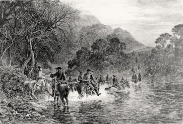 Rob Roy am Ford, graviert von William Forrest